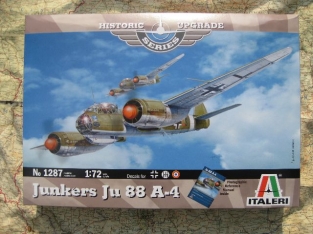 Italeri 1287 Junkers Ju 88 A-4 Historic Upgrade Series with booklet